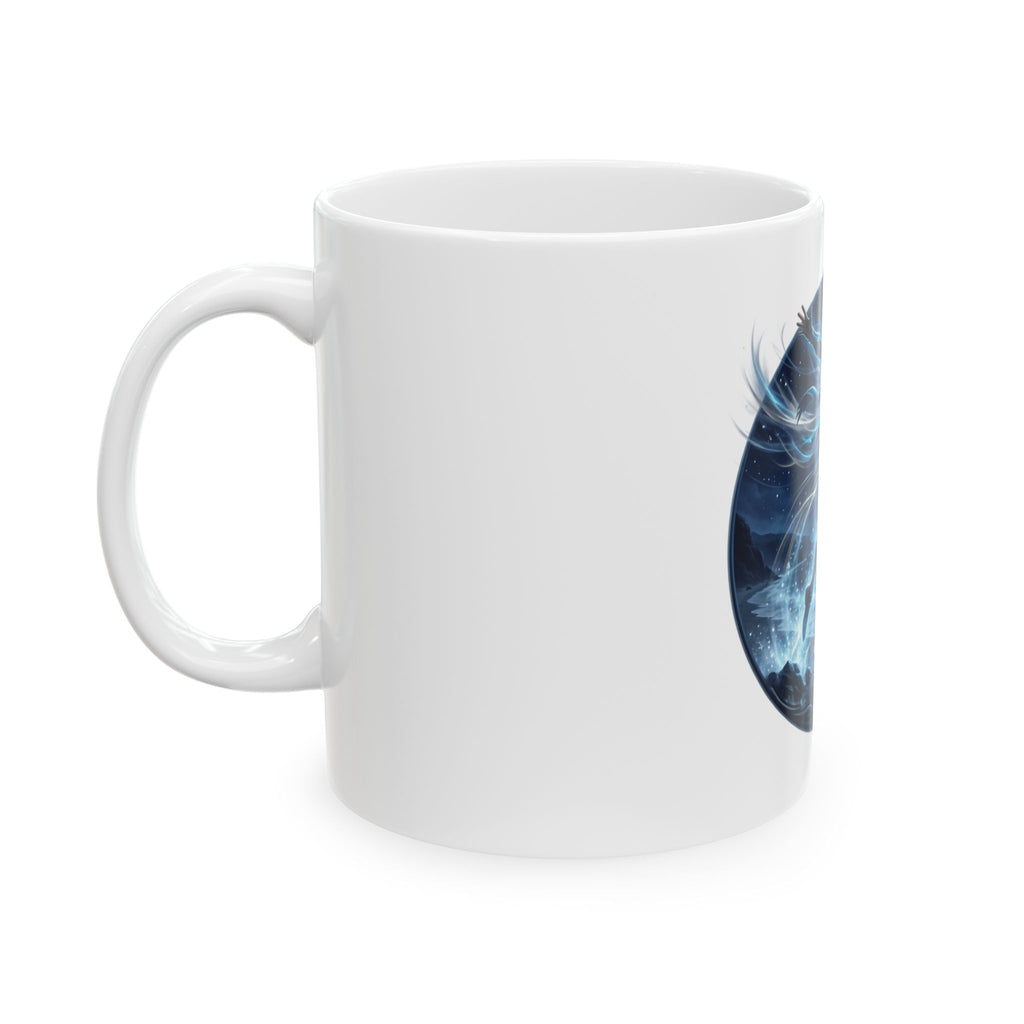 Lunar Wave Surfer Mug — Astral Ocean Fantasy Ceramic Coffee Cup (11oz/15oz)